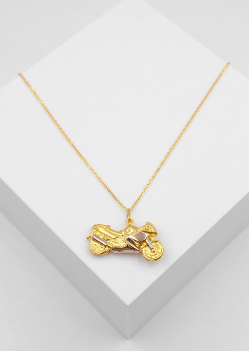 Produktbild Muau Motorrad (750, Weissgold, 18K Gelbgold)