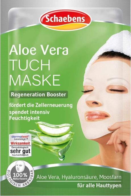 Produktbild Schaebens Gesichtsmaske mit Aloe Vera -Extrakt, 1 Stück