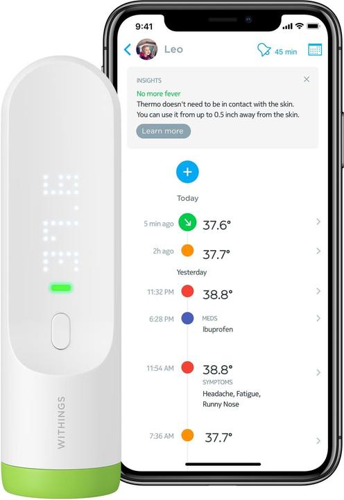 Actual product image Withings Thermo (Non-contact, Forehead)