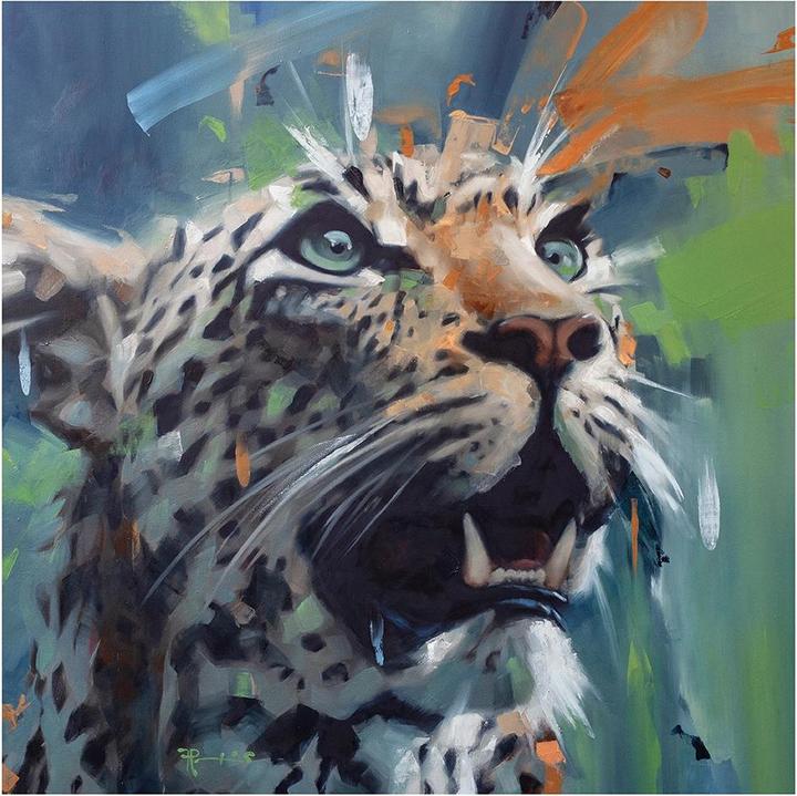 Produktbild Frank Pretorius Leopardenmuster (60 x 60 cm)