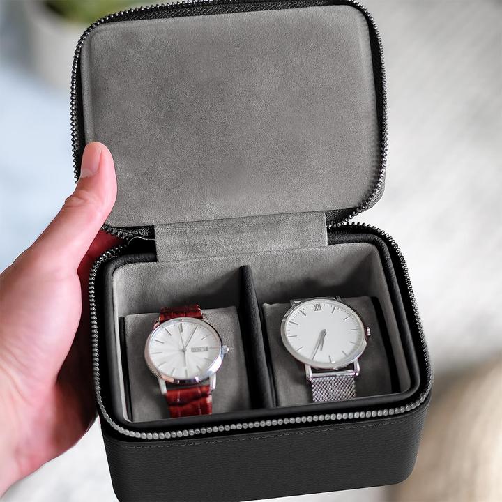Image du produit Stackers Double Watch Box Zippée