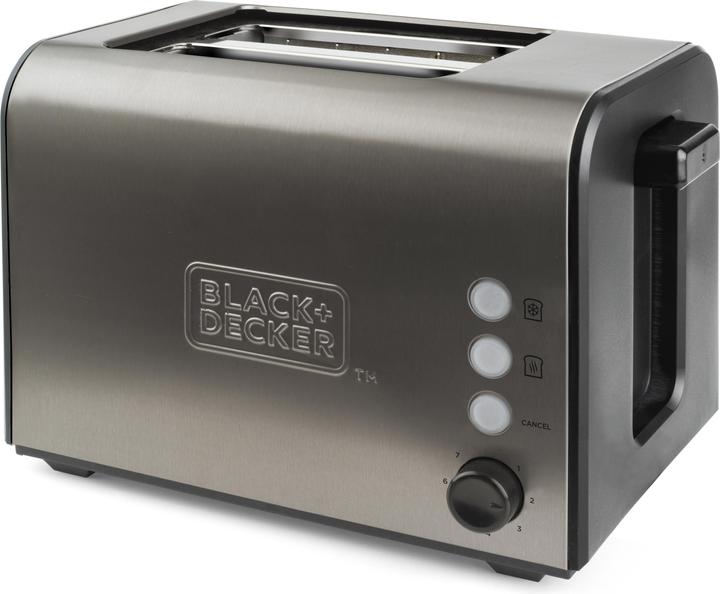 Black & Decker & Decker BXTO900E Tostapane 2 fette, acciaio inossidabile