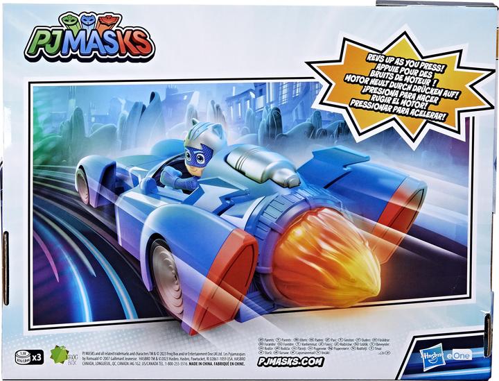 Produktbild PJ Masks Power Heroes Super-Katzenflitzer, Catboys Fahrzeug, Lichter, Geräusche, Vorschulspielzeug f