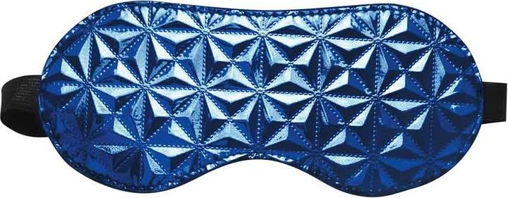 Actual product image Xgen Products Diamond Eyemask in Blue, Kinky Luxury Blindfold by Whipsmart