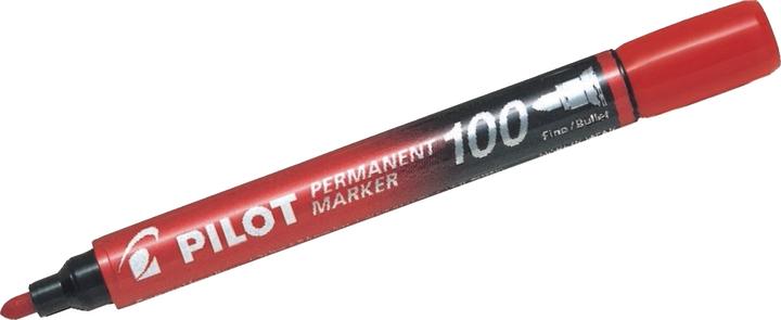 Image du produit Pilot Marqueur permanent 100 (Rouge, 1 mm, 1 x)