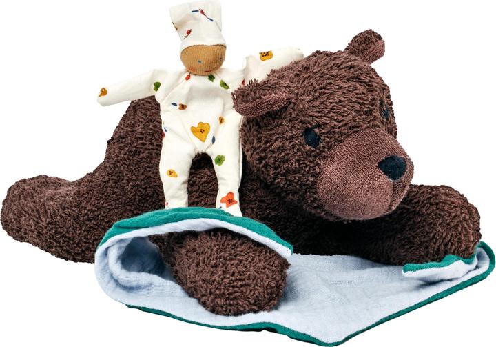 Produktbild Käthe Kruse BENJI Bär liegend (17 cm)