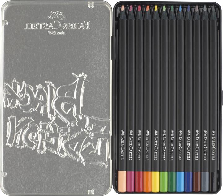 Image du produit Faber-Castell Édition noire (Multicolore, Noir, 12 x)