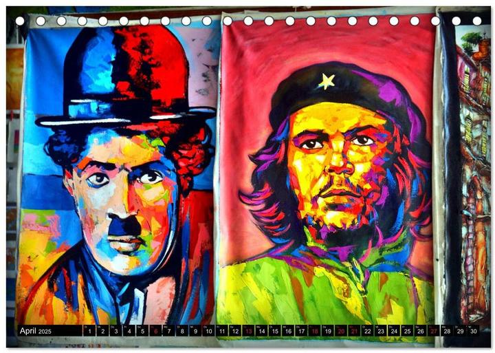 Produktbild CHE - Ernesto Che Guevara in Kuba (Tischkalender 2025 DIN A5 quer), Monatskalender (A5, Deutsch)