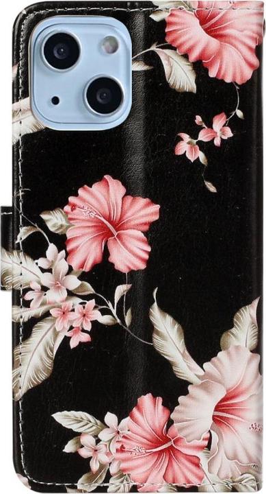 Image du produit Ueli Express iPhone 13 Mini Livre Etui avec porte-cartes Fleurs rétro (Apple iPhone 13 mini)