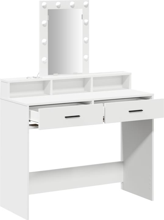 Immagine prodotto VidaXL Tavolino da toilette Bianco MDF 100 x 41 x 140 cm Tavolino da toilette