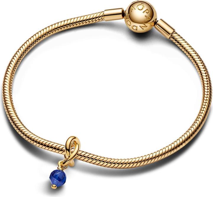 Actual product image Pandora Moments birthstone September (Sterling silver, Metal gold-plated in 14K)