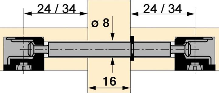 Image du produit Hettich Du 853 (Ancrages à enfoncer, 1 pcs)