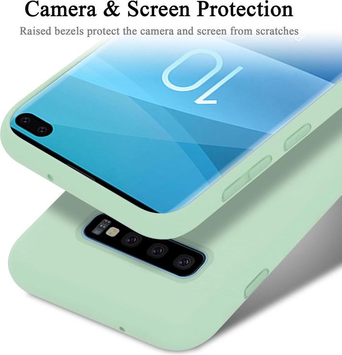 Image du produit Cadorabo TPU Liquid Silicone Case Cover (Samsung Galaxy S10+)