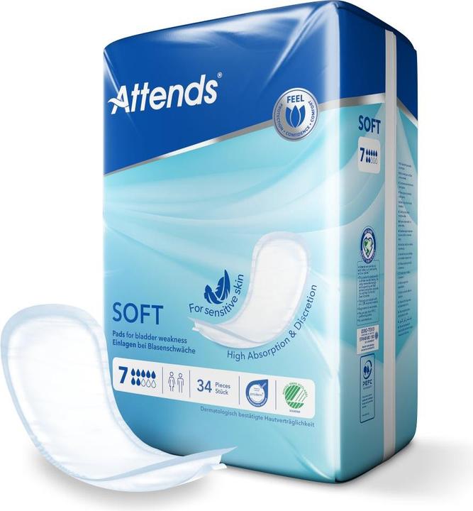 Image du produit Attends Soft 7 langes (34 x)