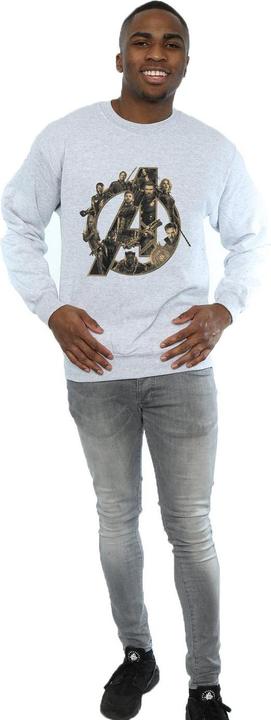 Actual product image Avengers Infinity War Mens Logo Sweatshirt (3XL)