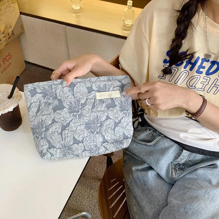 Produktbild Only-Bags.Store Grosses Fassungsvermögen Waschtasche Kupplung Kosmetiktasche Beutel Multifunktionale tragbare