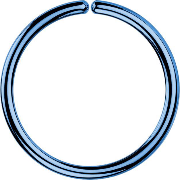 Star Piercing Micro Piercing Ring dunkelblau (ohne Messing, Chirurgenstahl 316L)