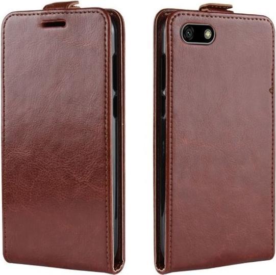Actual product image MU Classic Crazy Horse Leather Flipcase Series (Huawei Y5 (2018))