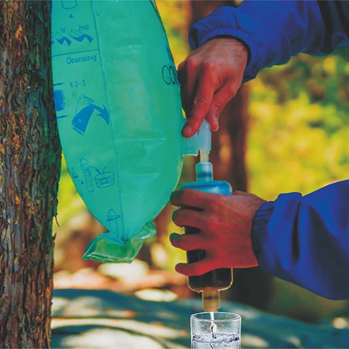 Actual product image Naturewater NW-5-EWP 4-stage Emergency Water Treatment Unit 10 L Bag, Portable Water Filter Outdoor