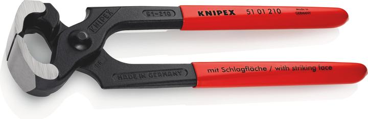 Actual product image Knipex Hammerhead Style Carpenters' Pincers (210 mm)