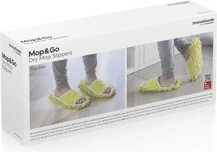 Image du produit InnovaGoods Chaussons à franges pour adultes - Jaune (1 pcs)