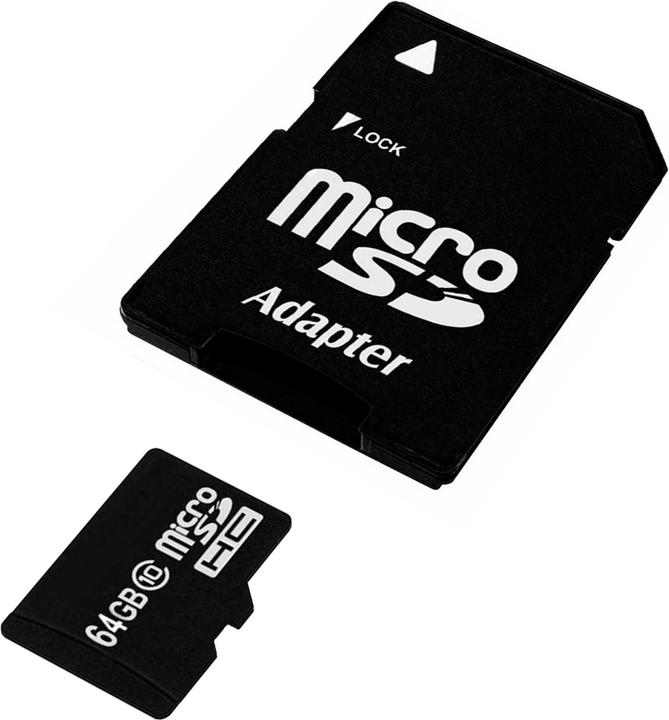 Immagine prodotto IMRO Scheda Micro SD 64 GB Classe 10 + adattatore SD - Scheda di memoria (64 GB, microSD, U1)