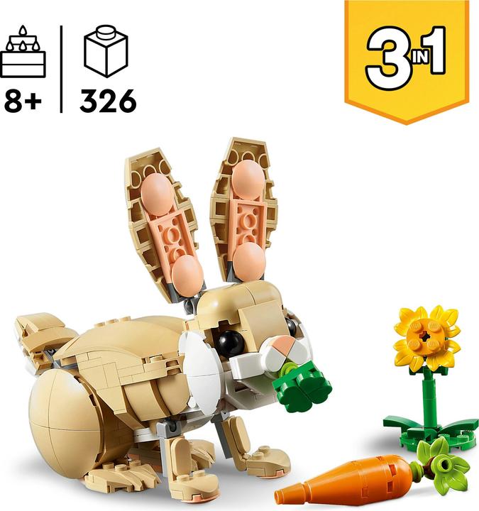 Produktbild LEGO Häschen (31162, LEGO Creator Expert)