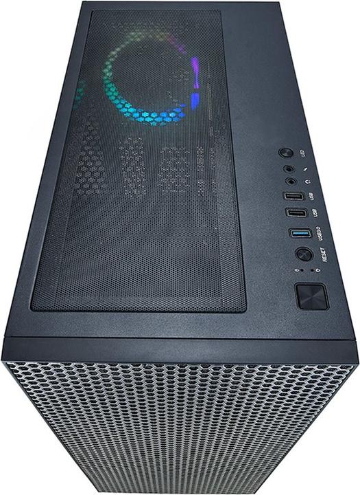 Actual product image Linkworld Hive 450 GAMING Miditower Black RGB retail - Midi/Minitower - ATX (mATX, ITX, ATX, E-ATX)