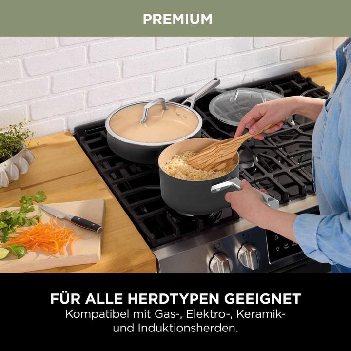 Produktbild Ninja CW93000DE Premium Keramik-Topfset (24 cm, Pfannenset + Topfset, Aluminium)