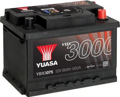 Immagine prodotto Yuasa SMF YBX3075 batteria per auto 60 Ah T1 disposizione delle celle 0 (12 V, 60 Ah, 550 A)