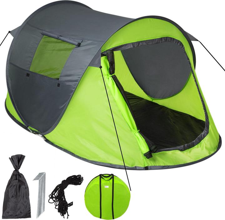 Produktbild tectake Pop-Up (Wurfzelt, 1.50 kg, 2 Personen)