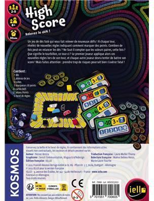 Produktbild Iello High Score (Französisch)