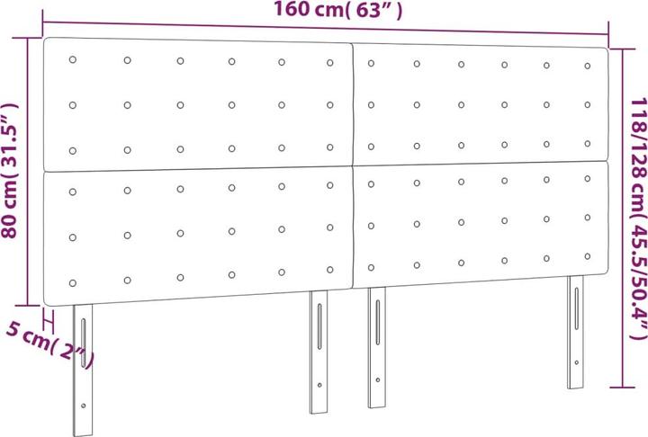 Immagine prodotto VidaXL Jeanette (160 x 5 x 128 cm)