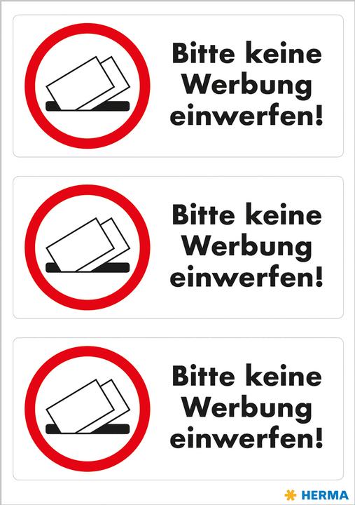 Energy Label HERMA Information labels