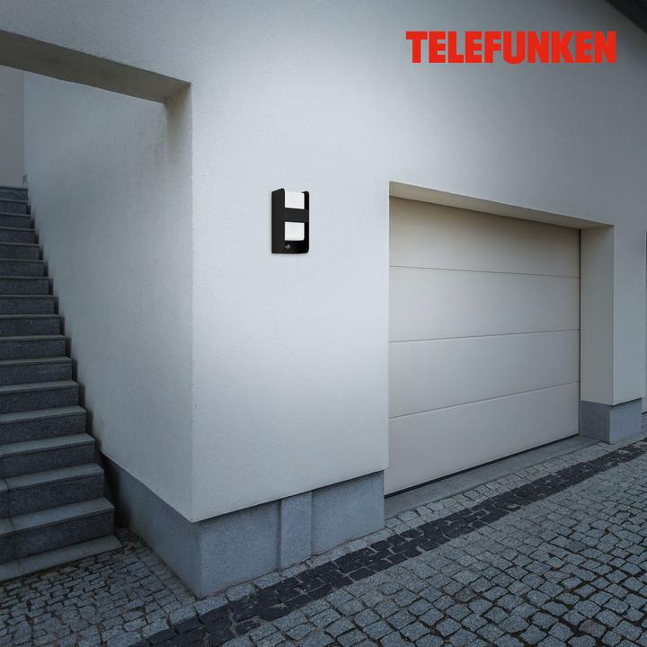 Immagine prodotto Telefunken Luce da esterno, sensore, nero, 1xE27 max. 12W escl. (E27)
