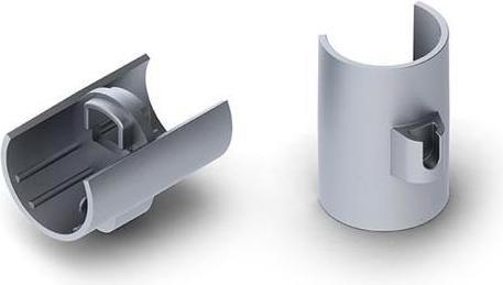 Actual product image LEDsON Linear connecting piece for Led profile 'Alu-45' - Aluminium - Compatible with Reutlinger cable