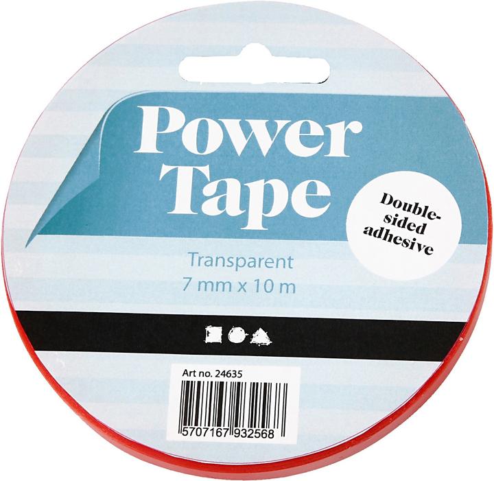 Immagine prodotto Creativ Company Dubbelzijdig Klevend Power Tape 7mm, 10m (7 mm)