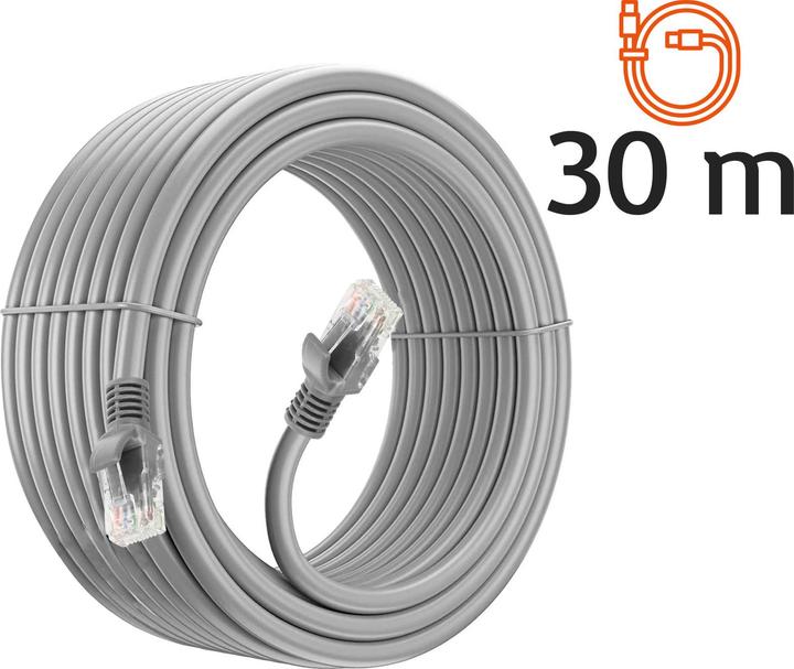 Produktbild LinQ RJ45 Ethernet Netzwerkkabel, CAT6, 30m (CAT6, 30 m)