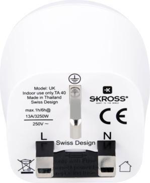 Produktbild Skross Travel Adapter ""Europe to UK""