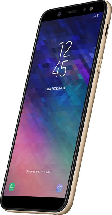 Actual product image Samsung Galaxy A6 (2018) EU (32 GB, Gold, 5.60", Dual SIM + SD, 16 Mpx, 4G)