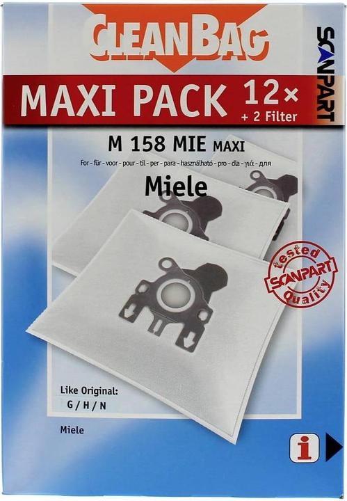 Produktbild Scanpart Maxipack kompatibel mit Miele Typ G/N 2687426158 Staubsaugerbeutel (15 x)