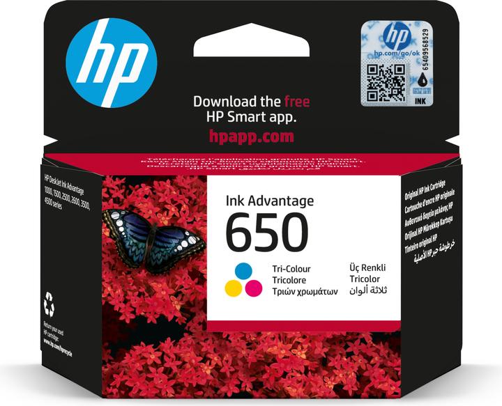 Produktbild HP 650 Tri-color Ink Cartridge (Color)