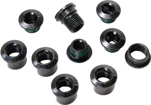 Actual product image Sram Red Quarq Hidden Bolt chainring bolts 5-hole Force CX1