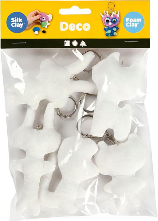 Actual product image Creativ Company Stoffen Dieren Sleutelhanger, 5st.