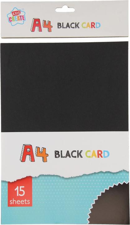 Produktbild Kids Create Hobbykarton A4 Schwarz