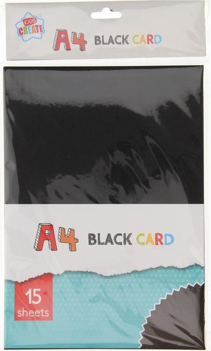 Produktbild Kids Create Hobbykarton A4 Schwarz