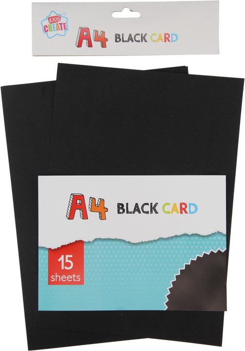 Produktbild Kids Create Hobbykarton A4 Schwarz