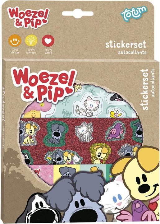 Actual product image Totum Woezel & Pip sticker set