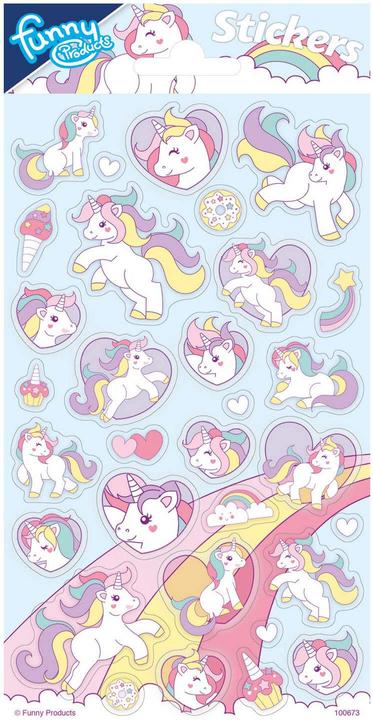 Actual product image Totum Sticker sheet unicorn