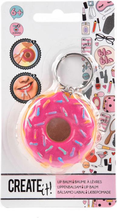 Produktbild Create It! Schaffe es. Schlüsselanhänger Donut mit Lippenbalsam